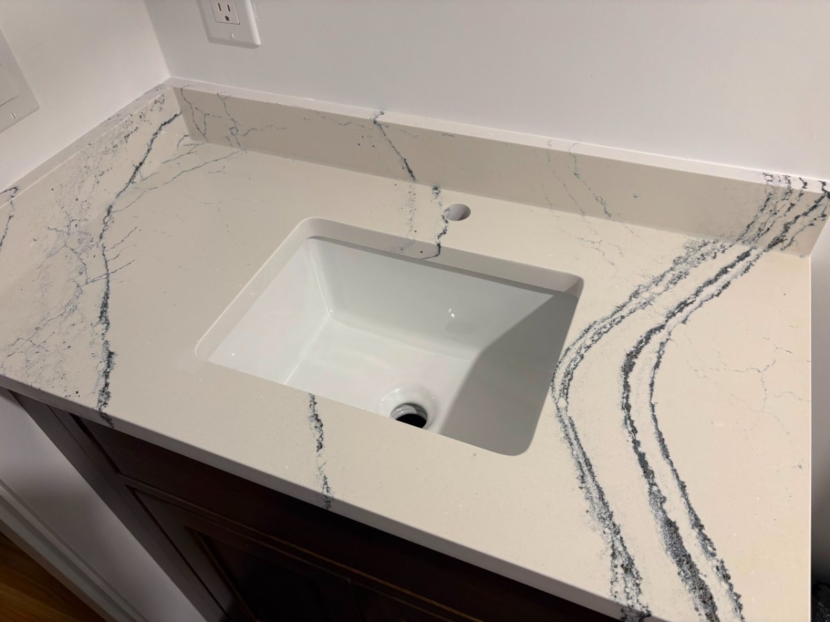 Cambria Quartz in Bathroom